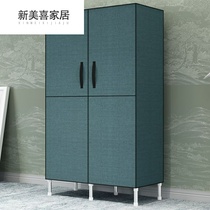 Rental practical reinforced cloth multifunctional household economy dormitory bedroom folding wardrobe without easy installation