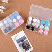 Beauty Pupil Box Personality Brief multiple Fitted Contact Lens Box Large Capacity Containing Box Press Multi-Pair Double box