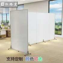 Boutique wheeled movable screen factory high partition folding screen workshop movable partition wall office movable