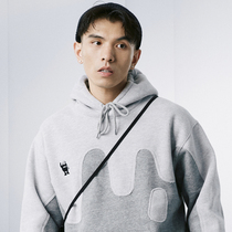 SAMESAME Original melted fruit jam splicing couple with cap and clothing plus velvet thick loose 100 hitch coat for men and women