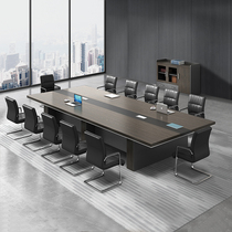 Brief Hyundai in talks with table and chairs combined office furniture desk plate type rectangular large conference table long table