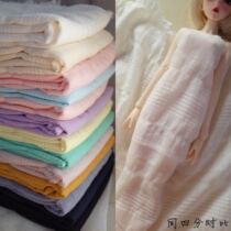 Bjd Va Coat Fabric Mori Virgin Ph Wind Yarn Ro Pure Cotton Fabric Fairy air flutter with multicolor lateral micro-projectile