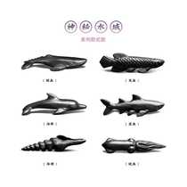 Large Winged Whale Dolphin Shark squid blind box random styled graphite pencil 360 degrees can be written without dirty hands