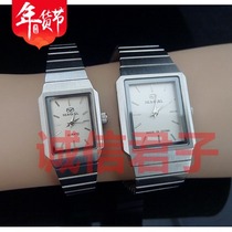 Stock original Tianjin Watch Factory Seagull Quartz watch pair watch Couple square vintage vintage watch watch