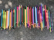 Special price 100 color one color an oily plus coarse import super soft core color fill color pencil color pencil