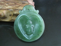 Xinjiang Jasper has a Buddha star high-shine neck ornaments Jade Pei and Tian jade pendants