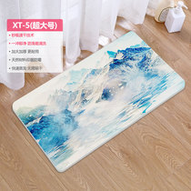 Chinese style diatom mud mat bathroom non-slip mat creative household floor mat absorbent quick-drying toilet mat