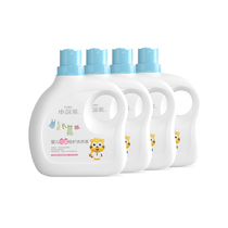Little raccoon laundry liquid Baby baby laundry liquid Newborn child laundry liquid 2 liters*4 bottle set without fluorescent agent