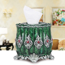 European banquet round tissue box household European creative roll barrel multi-function creative toilet box