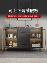 Side cabinet Tea cabinet wine cabinet multi-function locker cupboard home Modern simple Nordic light luxury microwave oven cabinet