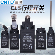 Authentic CNTD Changde CLS-103 Self reset micro motion limit travel switch with roller silver dot 1 open 1 close 10a