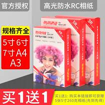 Royal photo paper a4 photo paper 6 inch 5 inch ID photo paper for waterproof RC glossy paper 7 inch photo paper