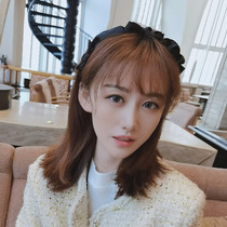 ins bow hair hoop female simple Korean Net red super fairy Joker go out headband Japanese and Korean hairhairclip headgear