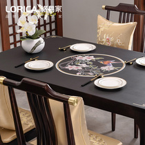 Luo Yi's new Chinese table cloth waterproof and oil-proof tea table mat household silicone tablecloth strip anti-scalding heat insulation mat