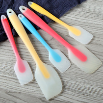 Silicone spatula high temperature resistant cake baking tool cream spatula large one-piece nougat stirring scraper