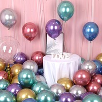 Birthday Arrangements Party Arrangement Decorations Girls Boys Baby Background Wall Nets Red Balloons A Week Balloon