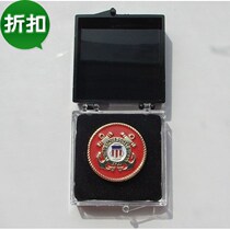 US Coast Guard Metal badge USCG chest badge Mini Chest badge Identification badge with badge Gift Box