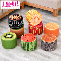 Cotton linen art cushion thickened large tatami futon round Yoga meditation meditation Bay window floor fruit mat