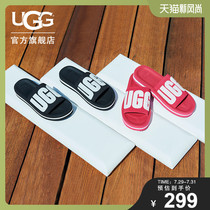 UGG summer women sandals flat bottom beach fashion letters cool slippers 1099833