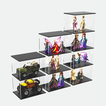 Hand-run containing box Organic Glass Cabinet Home Toy Model Display Rack Lehigh Building Swing Pieces Collection Display Case
