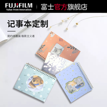 Fuji printing notebook custom notepad cover diy ring installation work record business diary brief