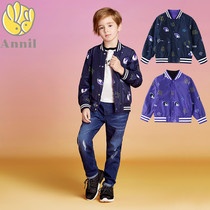 Annai childrens clothing 2019 spring new boys wear jackets on both sides of the jacket jacket AB915634