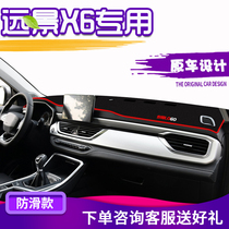 Special for Geely Vision x6 Photophobic Mat Suv Retrofit Car Middle Control Meter Bench Decoration Accessories Interior Sunscreen