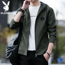 Flowers Playboy Spring Autumn Season Jacket Male Tide Card Casual Jacket Mens Fashion New Korean Version Trendy Mens Chic Jersey