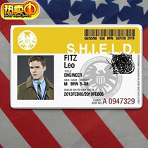 S H I E L D Agent ID Card S H I E L D Agent Leo Fitz ID Card Avengers ID Card