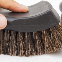 Car beauty interior cleaning horse brush car fabric roof cleaning brush leather seat long hair horsehair brush