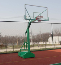 Outdoor mobile basketball frame outdoor school home competition standard adult T-shaped square tube basketball rack