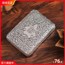 Blood gangster cigarette box razor party Birmingham Shebir with retro three open high-end brass double gun