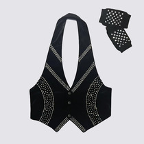 2020 new sailor dance costume female Yang does not wear diamond gold velvet square dance team performance costume