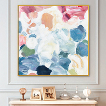 Hand Painted Oil Painting Modern Brief About Water Fainting Flowers Abstract Color Genguan Hanging Paintings American Electric Meter Box Decoration Painting