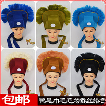 Poor raw towel old hat poor living hat poor scholar towel hat Xu Xian towel Xu Xian hat silk duck tail towel
