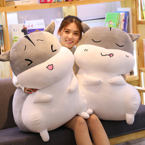 Cute hamster little mouse sleeping pillow warm hand cover bed Doll Doll plush toy gift girl