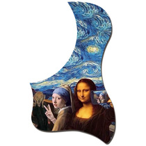 Folk guitar guard film Net red panel film Spoof personality decorative stickers Frosted decals Shake sound diy customization