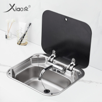 Room sink kitchen wash basin foldable tap-load folding tap-mounted tub household invisible wash basin