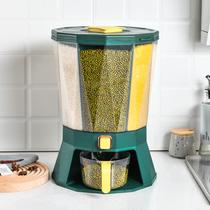 Home Multi-functional sub-grain Cereals Classification Rice Bucket Anti-Insect-proof Hermetic Rotary Storage Rice box with 20 catenary