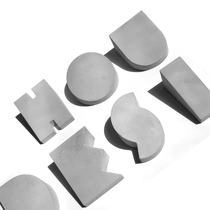 Cement letter three-dimensional inclined cement word stickers Nordic wall ornaments building cement Chinese creative signboard customization