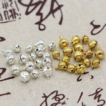 diy antique hair jewelry step material handmade gold silver small bell open Bell Bell hair jewelry headwear alloy accessories
