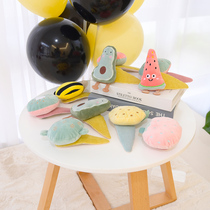 Netred birthday decoration of cute cartoon hair clip super large Liu hair clip teenage headdress