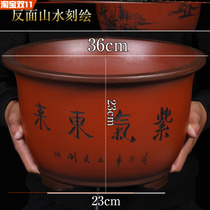 Flower pots with a large diameter of more than 30 ceramic extra-large tree pots for plum blossoms gentlemen orchids special bonsai flower pots