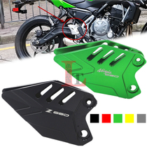 Applicable Kawasaki ninja NINJA650 Z650 retrofitted foot-fin 17-22-year aluminum alloy front foot protection cover