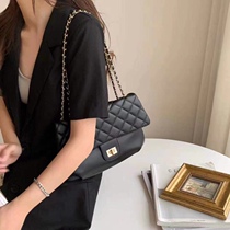 New leak 8 6 Lingge retro fashion all simple bag 8808