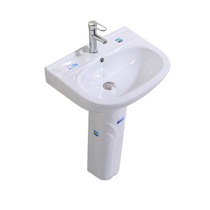 Conjoined Basin Wash Terrace Ceramic Balcony Upright Post Basin Wash Basin washbasin sanitary ware surface basin Small table basin with columns