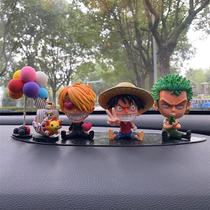  One piece car decoration car personality cartoon Luffy hand-made model car interior decoration Solon creative doll