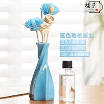 Toilet supplies home creative toilet bathroom accessories Nordic cabinet small accessories soft fire-free aromatherapy ceramics