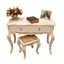 European desk home pastoral learning calligraphy and painting table bedroom study computer desk writing desk white desk simple desk