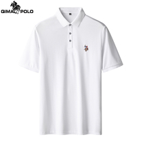 Paul Mens Official Short Sleeve T-shirt Mens Summer Youth Embroidery Turnover Polo Shirts Half Sleeve Mens Compassion